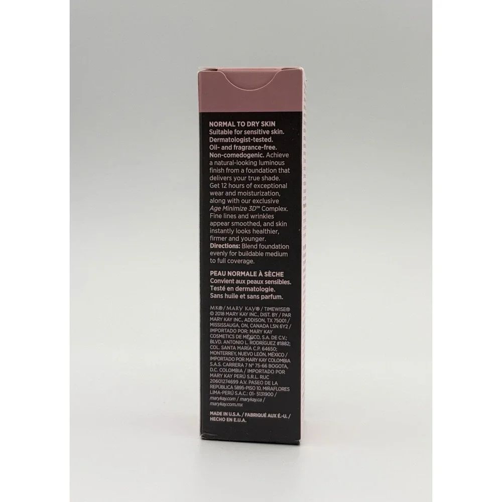 Mary Kay TimeWise Luminous 3D Foundation Ivory W 150 Normal to Dry Skin 1oz NIB